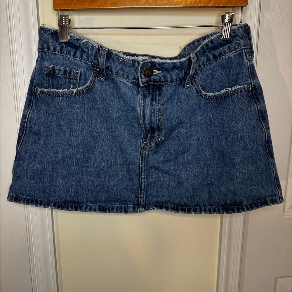 Hollister Classic Blue Denim Skirt